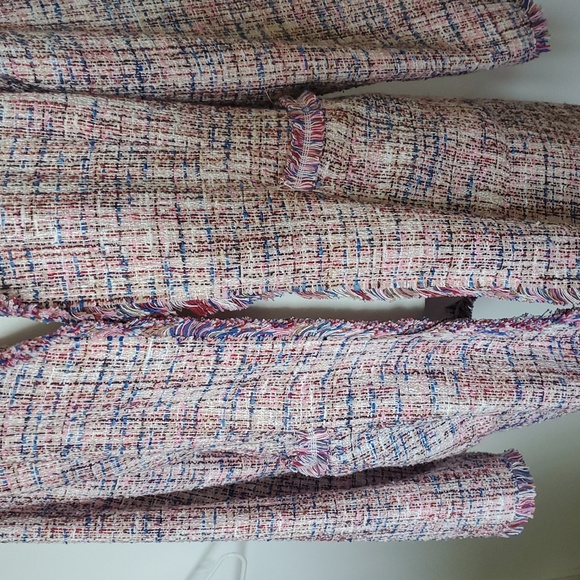 Laundry By Shelli Segal Multicolor Tweed Lined Jacket - Picture 5 of 8